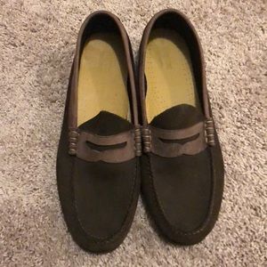 Leather loafers
